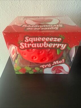 Large Red strawberry Stress Ball Toy